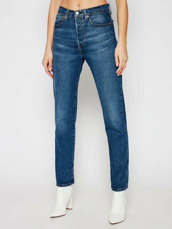 Levi's 501 woman jeans Crop Charleston Outlasted Blue 36200-0157 -  Barbopoulos store, Chania