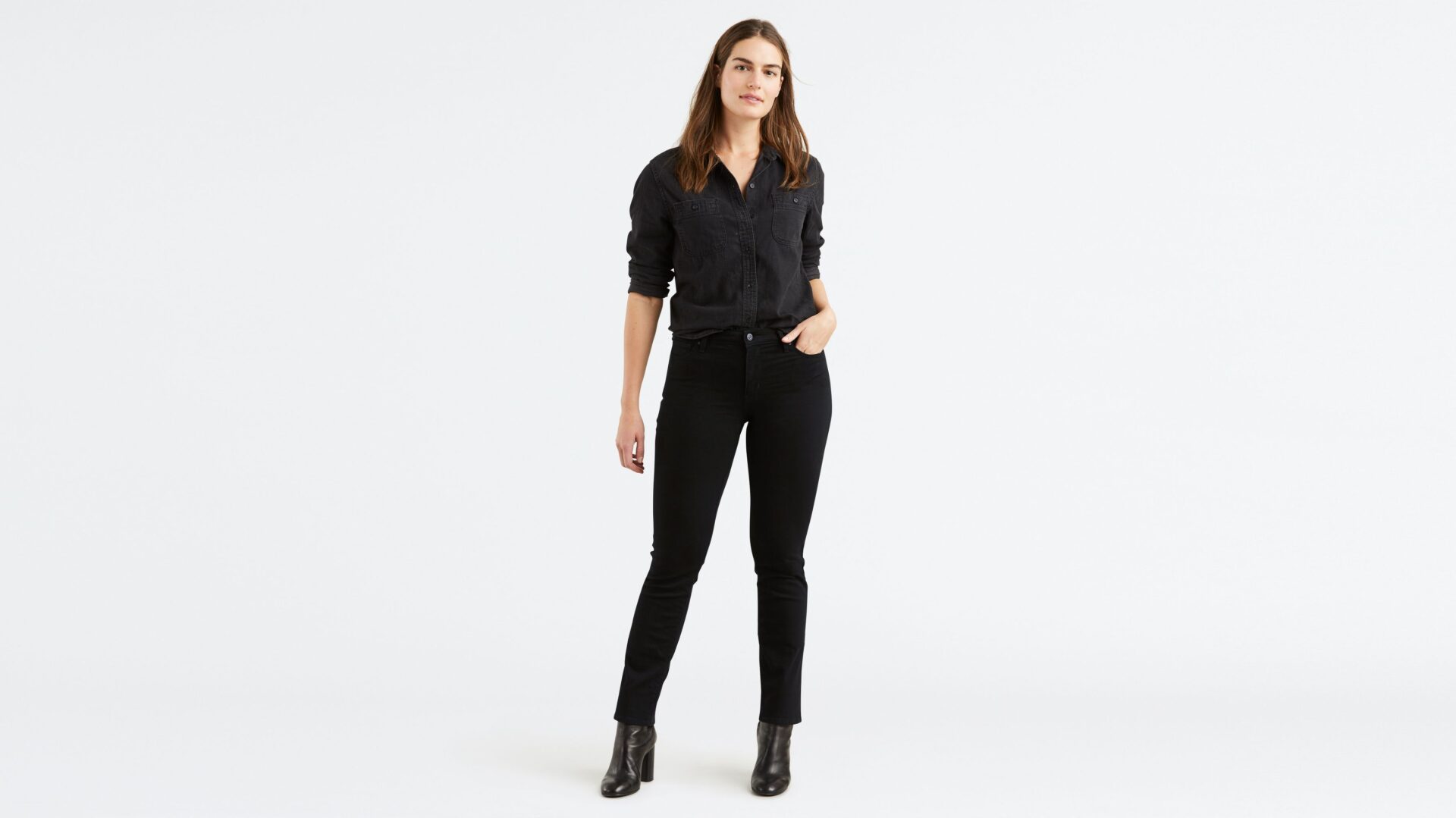LEVIS 712 SLIM - NIGHT IS BLACK 18884-0001 - Barbopoulos store, Chania
