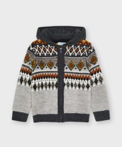 Woven knit jacket