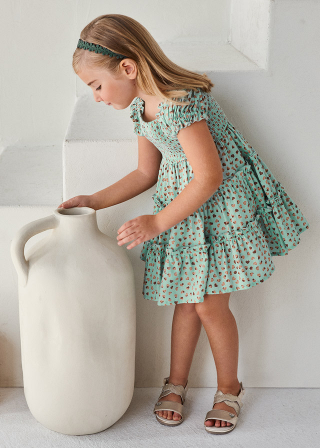 Φόρεμα Σταμπωτό Καρδιά 22-03927-095