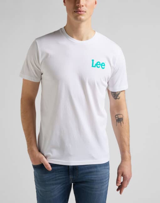Ανδρικό T-Shirt Lee Wobbly Logo Tee L65QAILJ